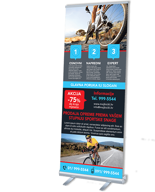 izrada rollup bannera