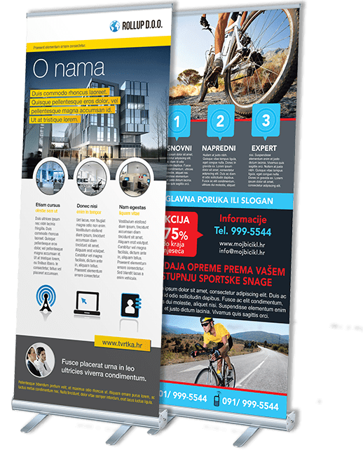 izrada rollup bannera